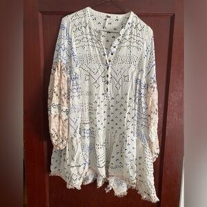 Free people tunic top, size M